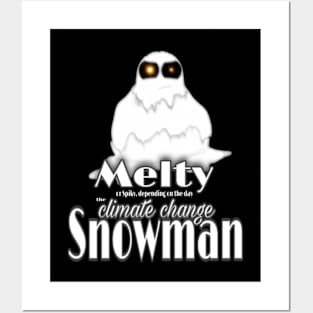 Melty the Snowman Posters and Art